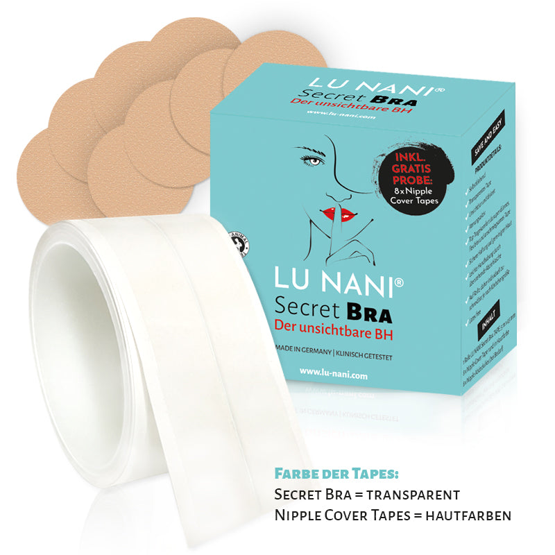 LU NANI® Breast Tape transparent, latex-free, breathable, push-up